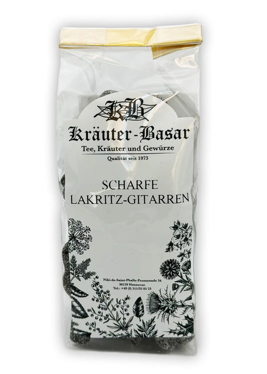 Scharfe Lakritz-Gitarren
