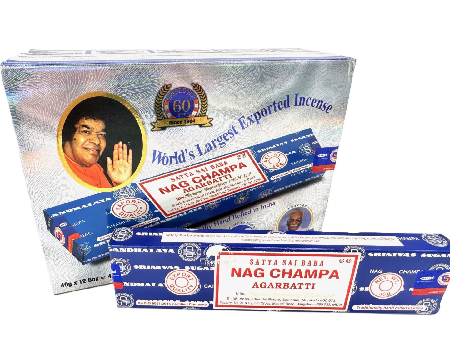 SATYA SAI BABA NAG CHAMPA AGARBATTI 40 g Räucherstäbchen